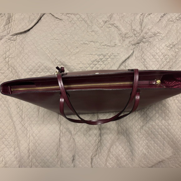 Large Merlot Kate Spade Purse - Picture 7 of 16